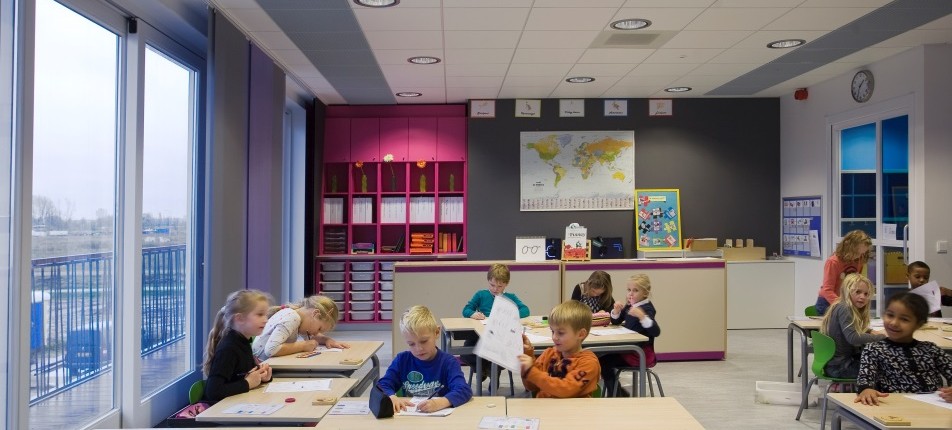 duurzaam en gezond klaslokaal Het Nest